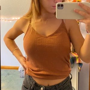 Orange tank top